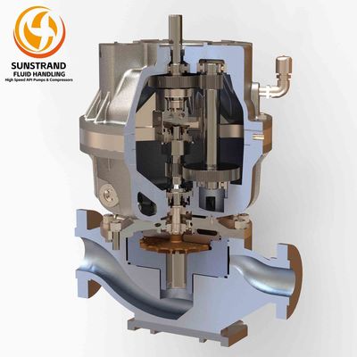 Un bon prix. LMV311 Pompe centrifugeuse à haute vitesse API Pompes intégrées verticales en ligne