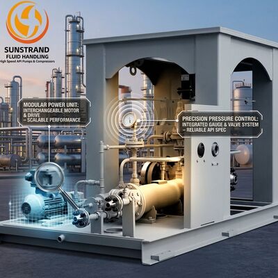 Un bon prix. Pompe centrifuge verticale à grande vitesse d'api 610 74 M3/Hr remplacement de 400 gallons par minute Sundyne LMV 341 en ligne